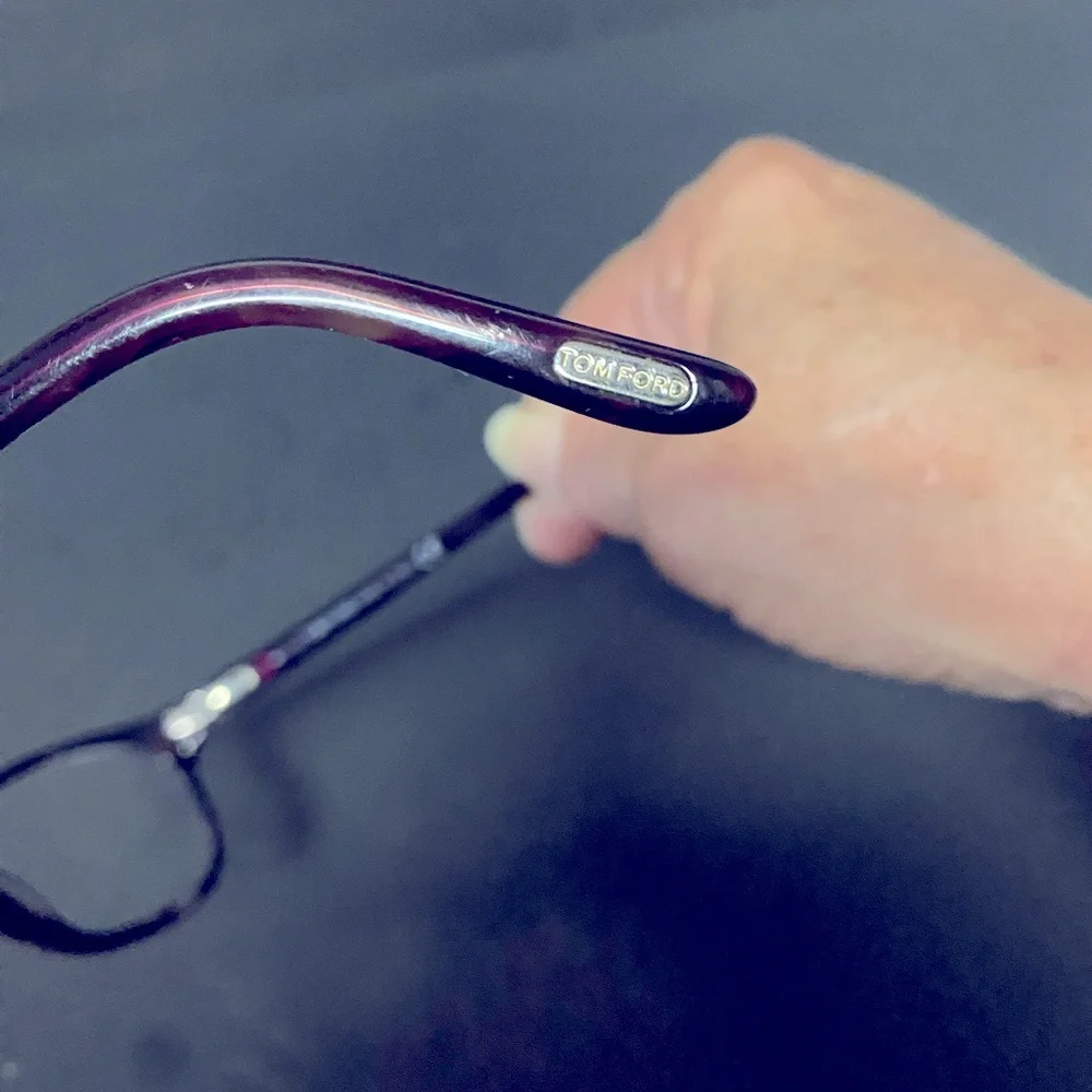 Stylish Tom Ford Burgundy Eyeglasses/Frames